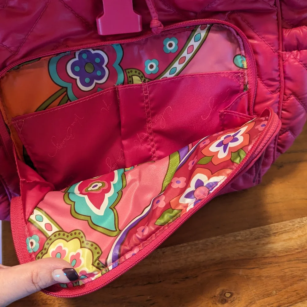 Vera Bradley Pink Backpack - Picture 6 of 6